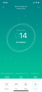 Zrzut z aplikacji Mi Home