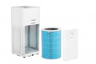 Xiaomi Air Purifier 2 widok na filtr, klapa dostępu do filtra