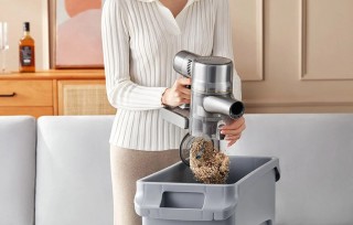 Dreame R20 Aqua - higieniczne opróżnianie zbiornika