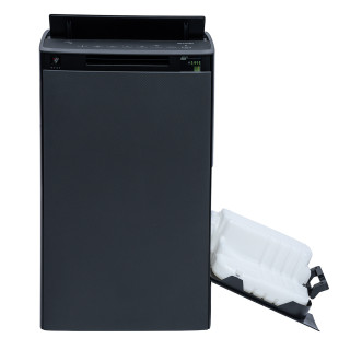 Sharp KI-TX100EU-H - widok z przodu, zbiornik na wodę