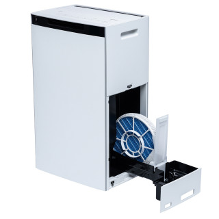 Sharp KI-TX100EU-W - widok z boku, filtr nawilżacza