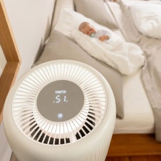 Klarta Humea Grande WiFi Biały - zbliżenie na nawilżacz