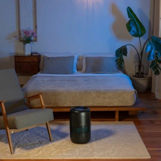 Klarta Humea Grande WiFi Black - aranżacja w sypialni