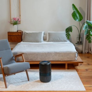 Klarta Humea Grande WiFi Black - aranżacja w sypialni