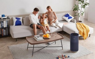 Smartmi Air Purifier 2 - aranżacja oczyszczacza w salonie