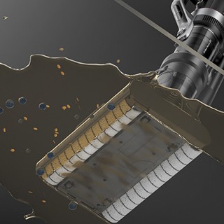 Jimmy PW11 Pro - widok od spodu na elektroszczotkę z wałkiem