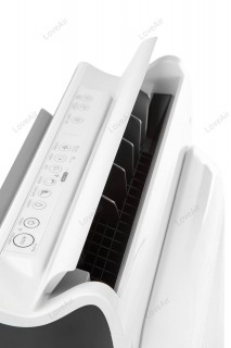 Sharp KI-G75EUW widok góra, otwarty wywiew powietrza